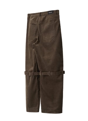 Image of EQUALNEAR - Rover Cord Pants (Olive Green)