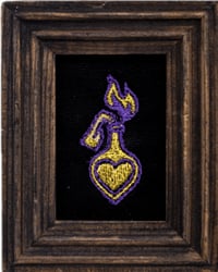 Image 3 of Made to stick / Magnet Wood Frame lila gold