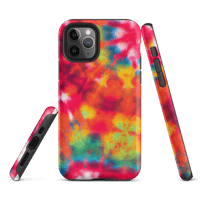 Image 5 of Tie Dye Tough iPhone case - Red Burst