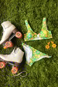 Image 1 of 60s Ring Bikini In Still Sunny Size L ready to ship