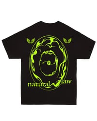 NATURAL LAW TEE (BLACK/ELECTRICGREEN)