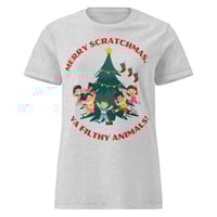 Image 3 of Merry Scratchmas Women’s basic softstyle t-shirt