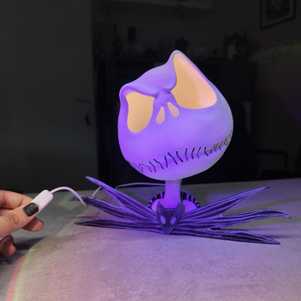 Image of Jack Skellington Lamp PRE ORDER ( ship in january)