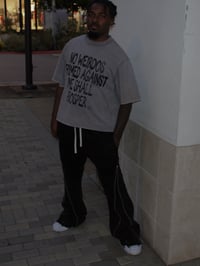 Image 1 of No weirdos tee (grey)