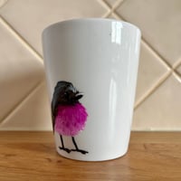 Image 2 of Pink Robin Mug