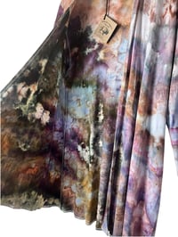 Image 5 of S Jersey Knit Cardigan in Autumn Watercolor Ice Dye