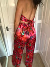 multiple colours* satin wide leg trousers 