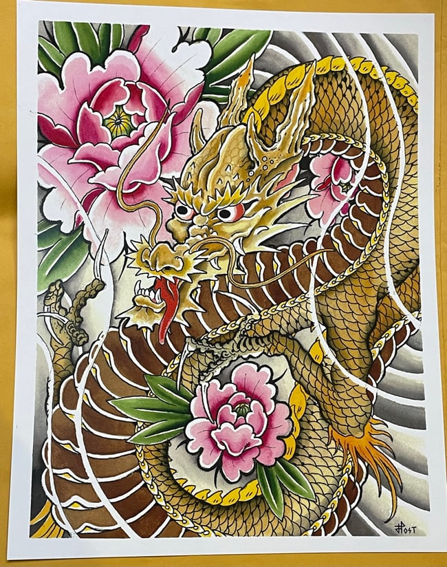 Dragon and peony’s 