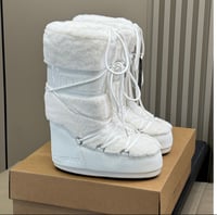 Image 4 of PLUSH WHITE MOON BOOTS