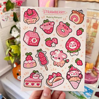 Image 1 of Strawberry Sticker Sheet