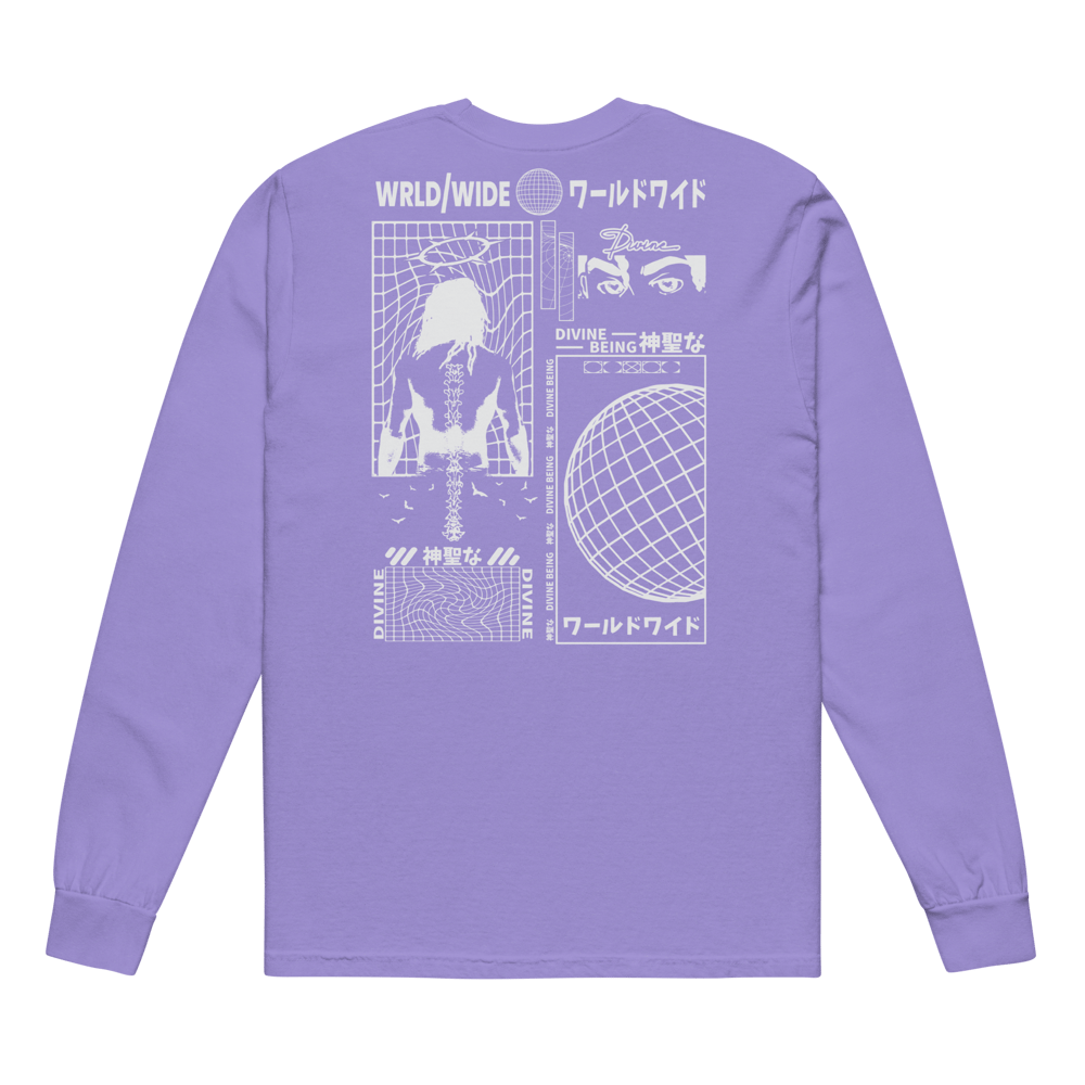 WORLDWIDE DIVINE Longsleeve (White Print)
