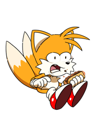 Tails Hot Dog Wall Hanging