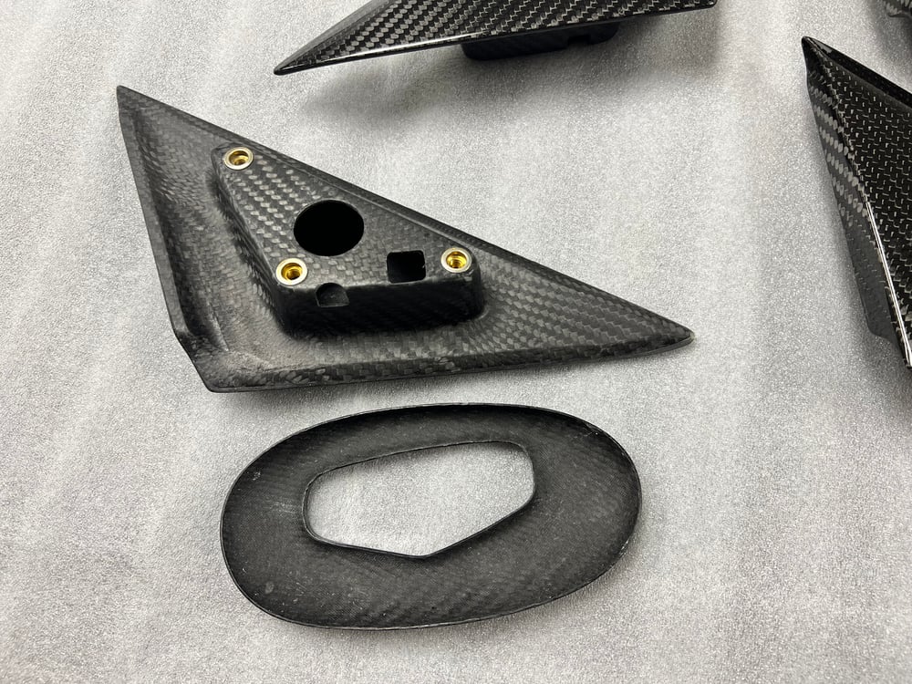 RX8 Mirror delete and relocations spacer
