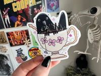Image 3 of Teacup Crow - Sticker