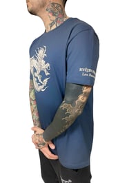 Image 2 of Dark blue t-shirt dragon 