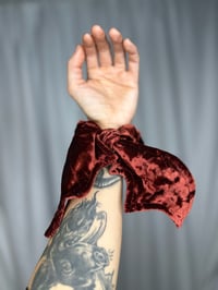 Image 2 of Cooper  Velvet  Bat Wing Scrunchie 