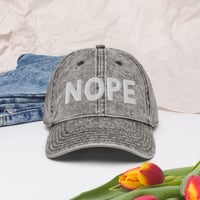 Image 1 of NOPE Vintage Cotton Twill Cap