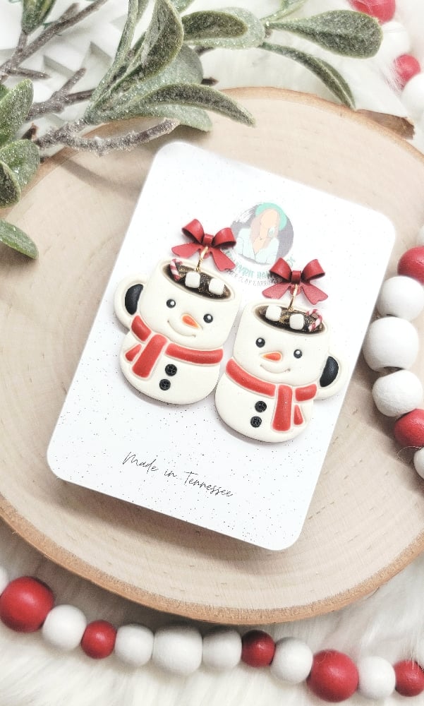 Image of Snowman Hot Cocoa Dangles