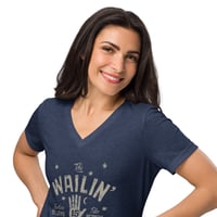 Image 7 of Palm Reader Women’s relaxed V-neck t-shirt