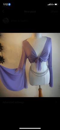 Image 4 of Lavender Mesh Blouse