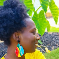 Image 2 of Afrocentric Magic Stud Earrings 