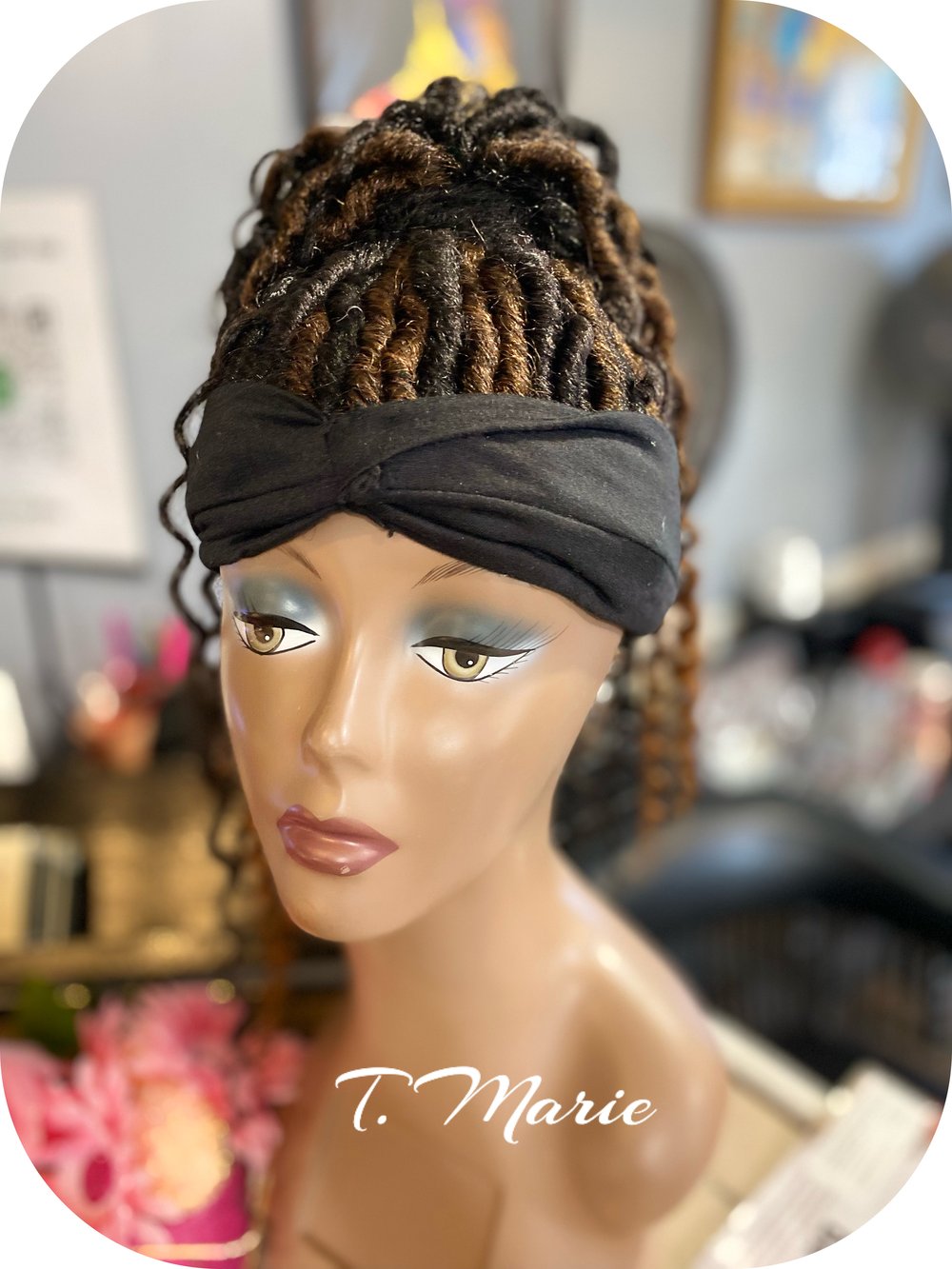 Handband ponytail wig