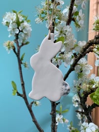 Image 10 of Handmade Ceramic Big Bunny decoration