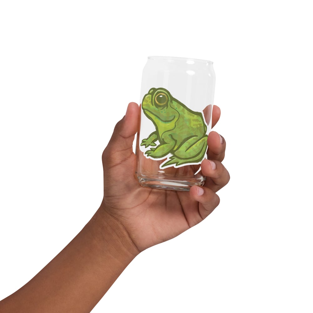 Image of Bradley Bullfrog Can-shaped glass