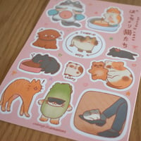 Image 3 of Chonky Cats v9 Sticker Sheet