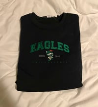 Image 2 of Eagles embroidered crewneck 