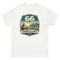 Image 3 of 66 Diner & Gas Vintage Retro T-Shirt | Vintage Roadside Americana Tee | Unisex Graphic Tee