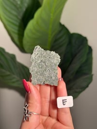 Image 5 of DOUBLE SIDED SUGAR COATED FOREST GREEN APOPHYLITE CRUST -INDIA- LOT 1