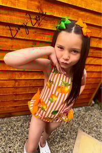 Image 1 of Boys&Girls Viral Orange Swimwear 