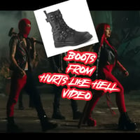 Image 1 of Boots from Hurts Like Hell music video 