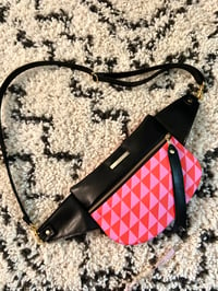 Image 3 of Red & hot pink crossbody 