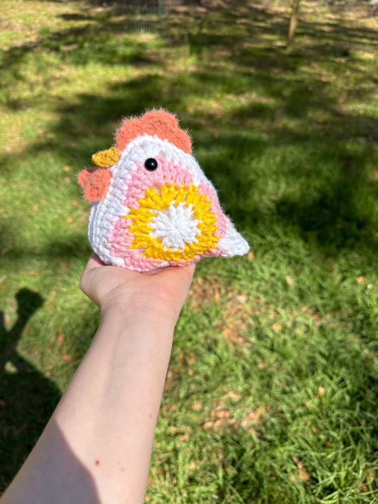 Image of crochet chicken