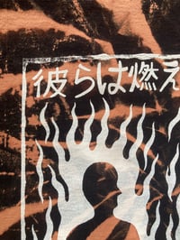 Image 7 of 'Burning IV' Screenprinted Bleached Tee Oneshot