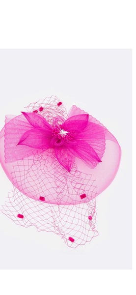 Image of Pink Flower Fascinator 