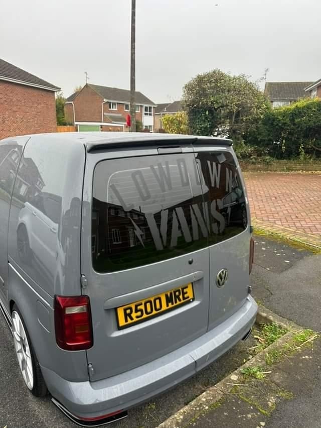 Image of 100x58cm new Style lowdown vans rear window sticker