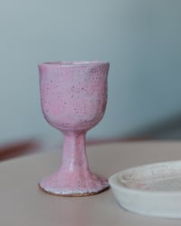 Image 1 of WINE GOBLET - PINK