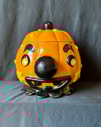 Image 1 of Jack-o-Lantern Jar