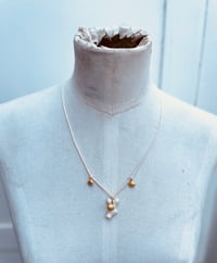 Image 1 of Coral + Shell Necklace 