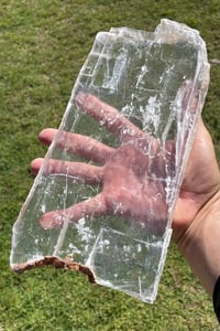 Image 1 of Transparent Selenite Slab #1969