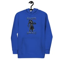 Image 4 of Unisex Hoodie, Sacred Savage Ravens & Knight Gothic Hoodie
