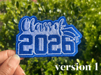 Image 2 of Class Of 2026 Hat Patch / Custom Colors
