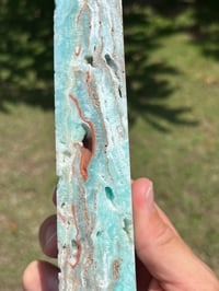 Image 3 of Blue Aragonite Tower #2838