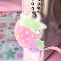 Image 2 of strawberry keychain