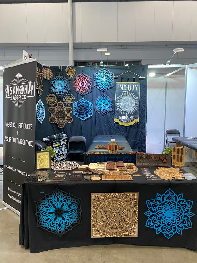 Painted Wall Mandala