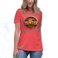 Image 8 of Women's Relaxed T-Shirt,  Hunter Emblem T-Shirt | Hunting Outdoor Graphic Tee