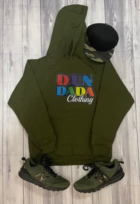 Image 3 of Olive Green Pullover Hoodie